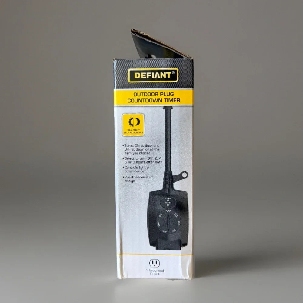 Defiant Outdoor Plug Countdown Timer - Picture 2 of 3